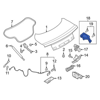Ford OE - Park Assist Camera Bracket