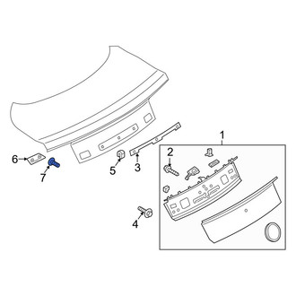 Ford OE - Liftgate Pull Handle Screw