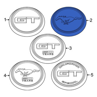 Ford OE - Rear Deck Lid Emblem