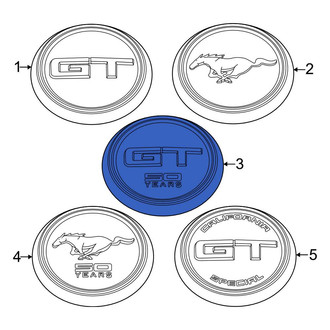 Ford OE - Rear Deck Lid Emblem