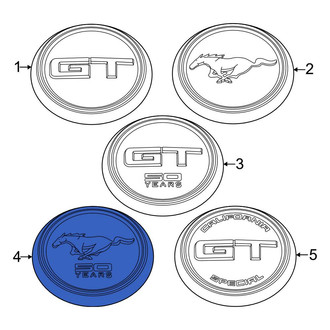 Ford OE - Rear Deck Lid Emblem
