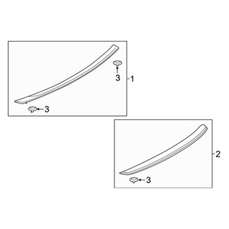 Ford OE - Trunk Lid - Spoiler (EcoBoost / EcoBoost Premium Convertible)