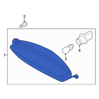 Ford OE - Rear Back Up Light Assembly