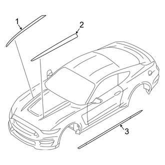 Ford OE - Stripe Tape (Type 2), (EcoBoost Premium / GT Premium / V6)