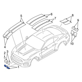 Ford OE - Front Lower Bumper Decal