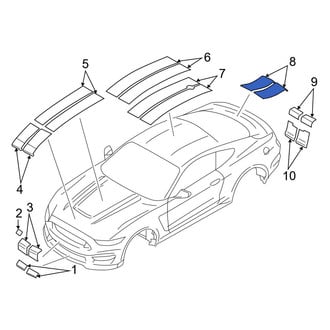 Ford OE - Rear Deck Lid Decal