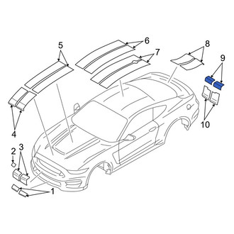 Ford OE - Rear Upper Bumper Decal
