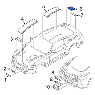 Ford OE - Rear Deck Lid Decal