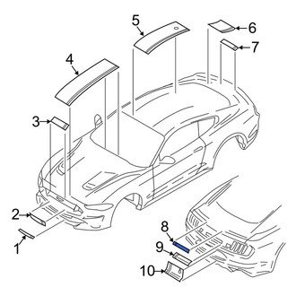 Ford OE - Rear Upper Bumper Decal