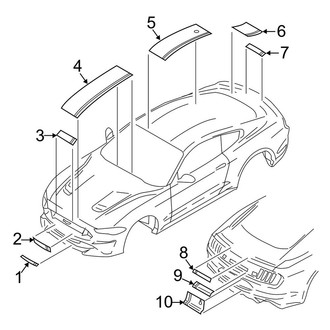 Ford OE - Stripe Tape (EcoBoost / EcoBoost Premium / GT / GT Premium Coupe)