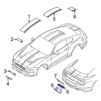 Ford OE - Rear Center Bumper Decal