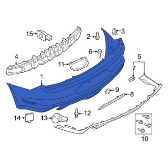 Ford OE - Rear Bumper Cover
