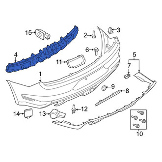 Ford OE - Rear Bumper Impact Absorber