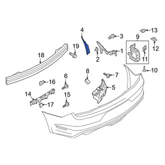 Ford OE - Rear Right Bumper Cover Stay