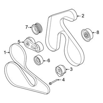 Ford OE - Cooling - Belts & Pulleys (Shelby GT500)