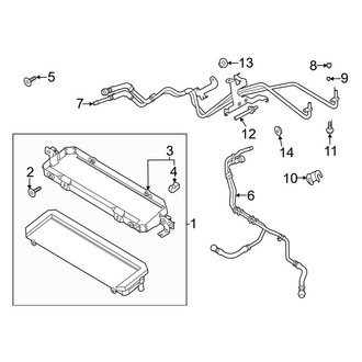 Ford OE - Cooling - Trans Oil Cooler (Automatic Dual Clutch Tr)
