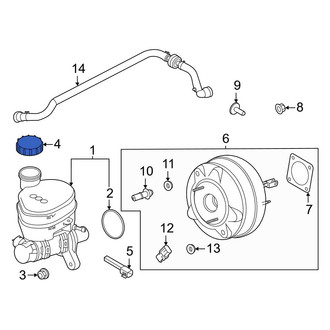 Ford OE - Brake Master Cylinder Reservoir Cap