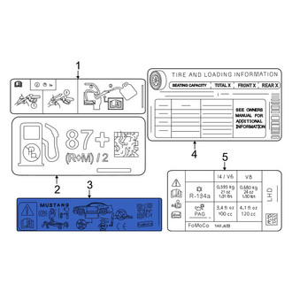Ford OE - Engine Decal