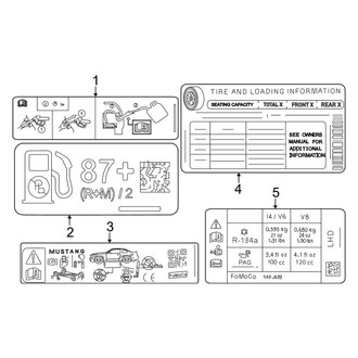 Ford OE - Information Labels