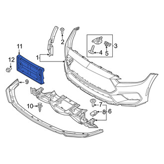 Ford OE - Front License Plate Bracket