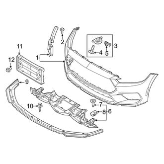 Ford OE - Front Bumper & Grille - Bumper & Components (Bumper Assembly), (EcoBoost / EcoBoost Premium)