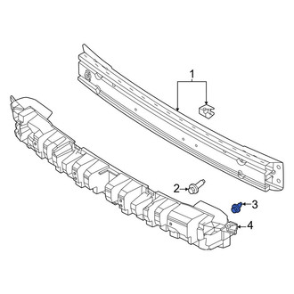 Ford OE - Outer Bumper Impact Bar Bolt