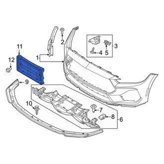 Ford OE - Front License Plate Bracket