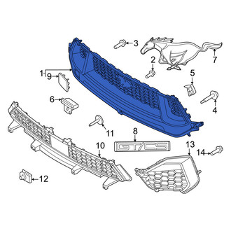 Ford OE - Front Upper Center Grille