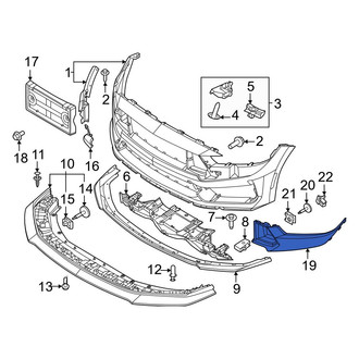Ford OE - Front Left Bumper Trim
