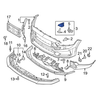 Ford OE - Front Left Bumper Cover Support Rail
