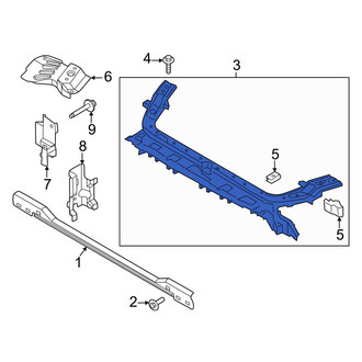 Ford OE - Front Upper Radiator Support Tie Bar