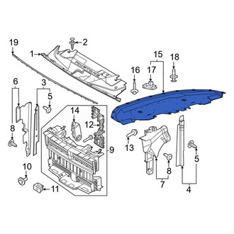 Ford OE - Front Radiator Support Splash Shield