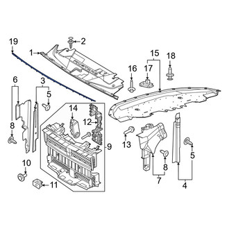 Ford OE - Front Hood Seal