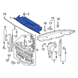 Ford OE - Front Radiator Support Access Cover
