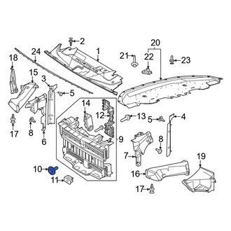 Ford OE - Radiator Shutter Assembly Bolt