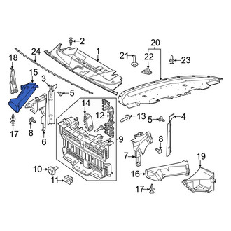 Ford OE - Front Right Inner Brake Air Duct