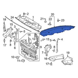 Ford OE - Front Radiator Support Splash Shield