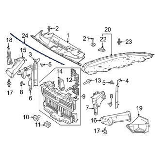 Ford OE - Front Hood Seal