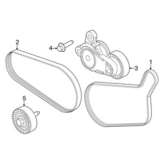Ford OE - Cooling - Belts & Pulleys (2.3L)