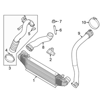Ford OE - Cooling - Intercooler (2.3L)