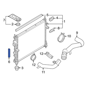 Ford OE - Upper Radiator Mount Bracket