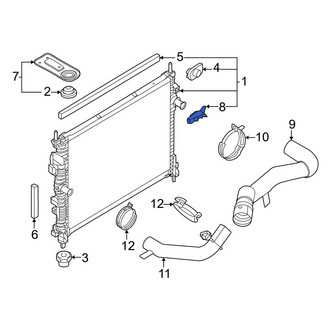 Ford OE - Upper Radiator Coolant Hose