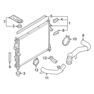 Ford OE - Cooling - Radiator & Components (Standard Tr)