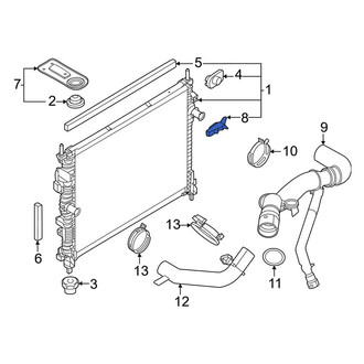 Ford OE - Upper Radiator Coolant Hose