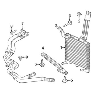 Ford OE - Cooling - Engine Oil Cooler (5.0L Automatic Tr)