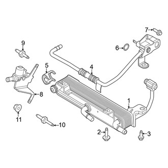 Ford OE - Cooling - Trans Oil Cooler (W/O Performance Package)