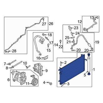 Ford OE - A/C Condenser