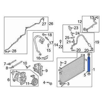 Ford OE - A/C Receiver Drier