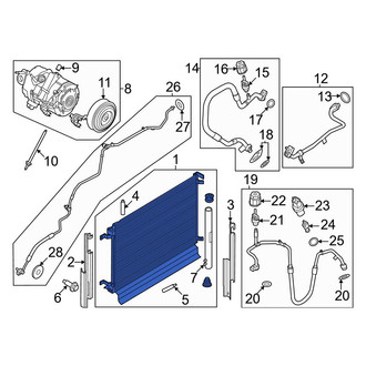 Ford OE - A/C Condenser
