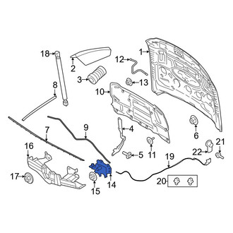 Ford OE - Front Hood Latch